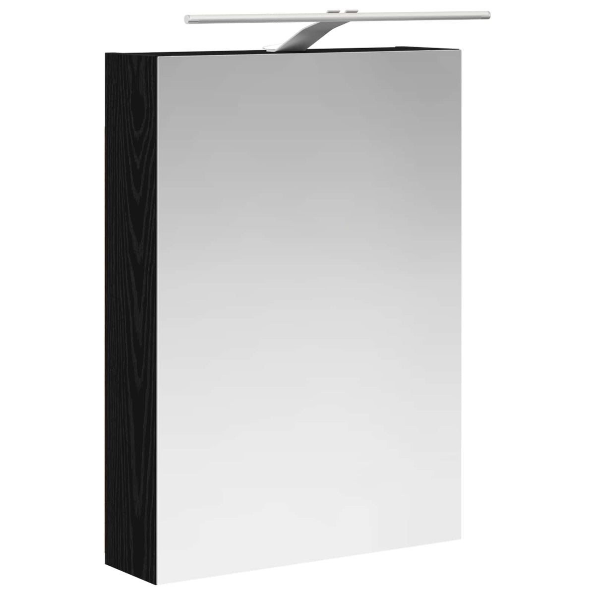 Set di mobili per il bagno 5 pz Rovere Nero | homemem39