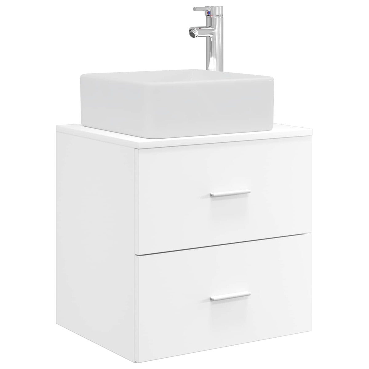 Set di mobili per il bagno 5 pz Bianco | homemem39