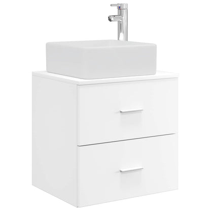 Set di mobili per il bagno 5 pz Bianco | homemem39