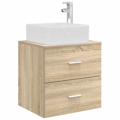 Set di mobili per il bagno 4 pz Rovere Sonoma | homemem39