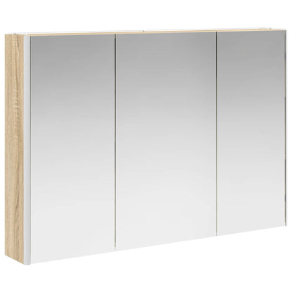 Set di mobili per il bagno 4 pz Rovere Sonoma | homemem39