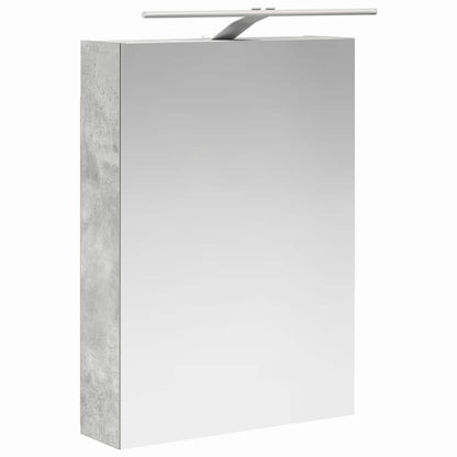 Set di mobili per il bagno 5 pz Grigio Cemento | homemem39