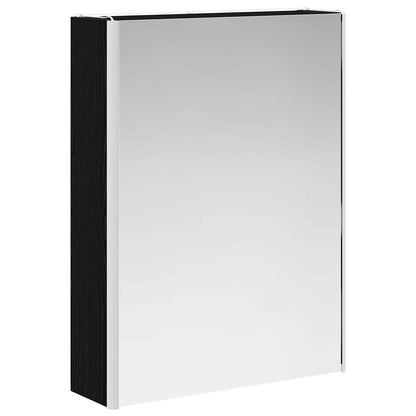 Set di mobili per il bagno 5 pz Rovere Nero | homemem39