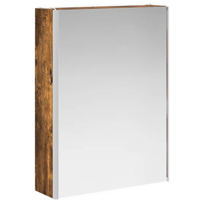 Set di mobili per il bagno 5 pz Rovere Fumo | homemem39
