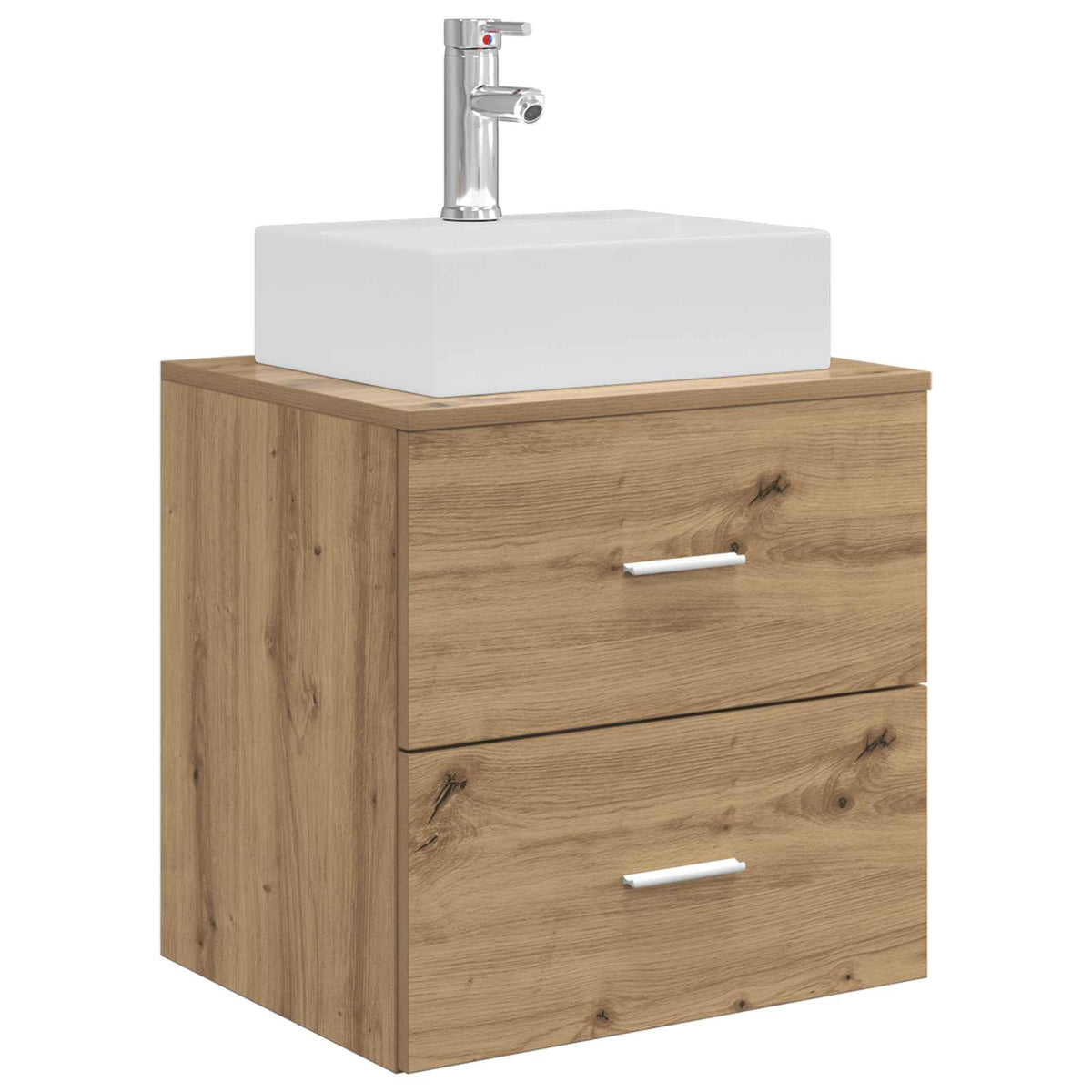 Set di mobili per il bagno 5 pz Rovere Artigianale | homemem39