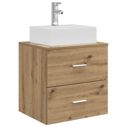 Set di mobili per il bagno 5 pz Rovere Artigianale | homemem39