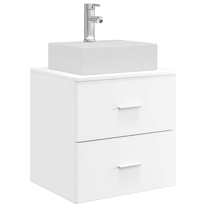 Set di mobili per il bagno 4 pz Bianco | homemem39