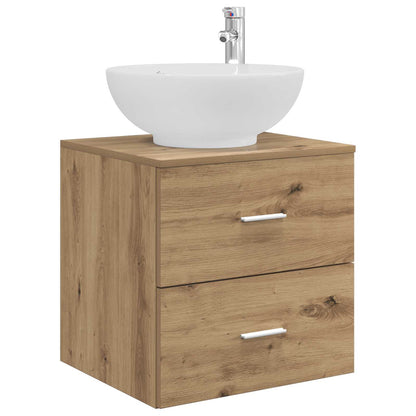Set di mobili per il bagno 4 pz Rovere Artigianale | homemem39