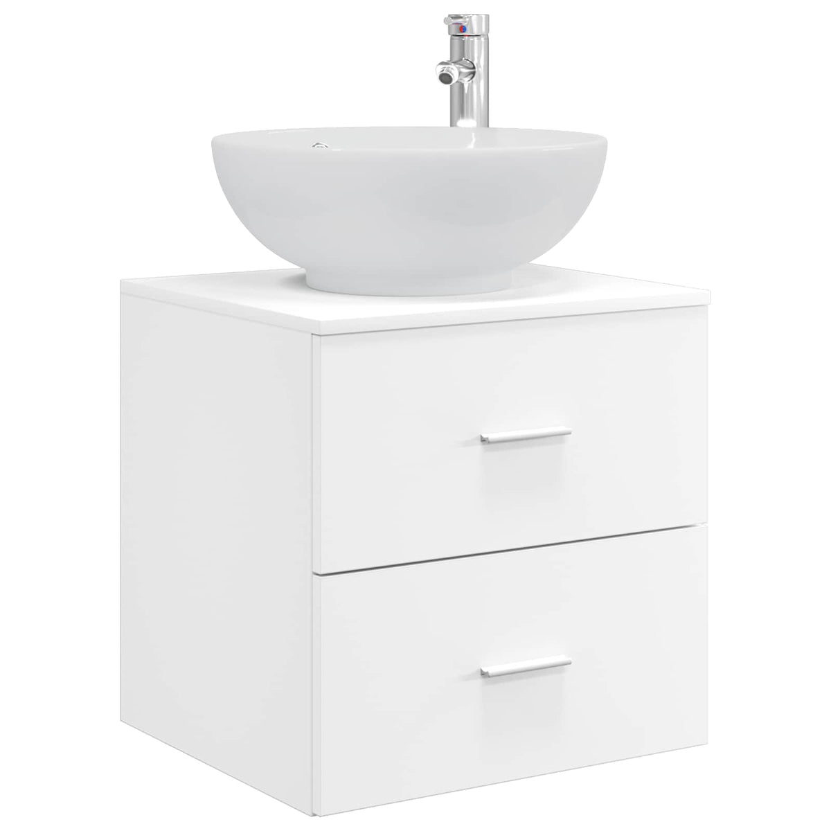 Set di mobili per il bagno 4 pz Bianco | homemem39