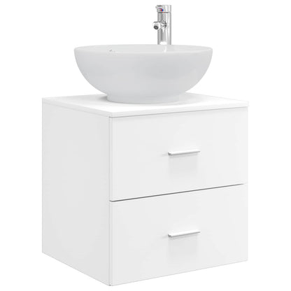 Set di mobili per il bagno 4 pz Bianco | homemem39