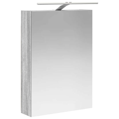 Set di mobili per il bagno 5 pz Sonoma grigio | homemem39