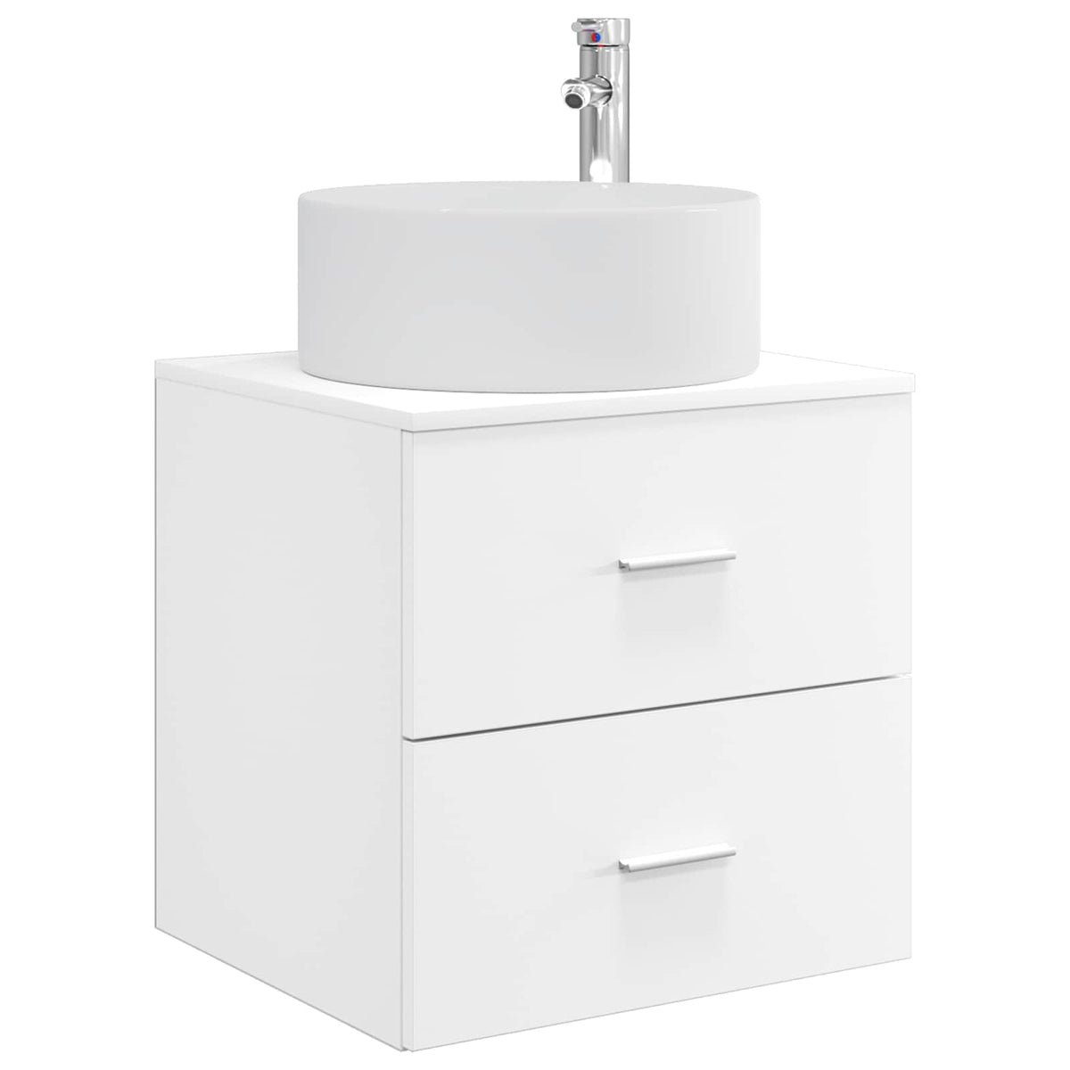 Set di mobili per il bagno 4 pz Bianco | homemem39