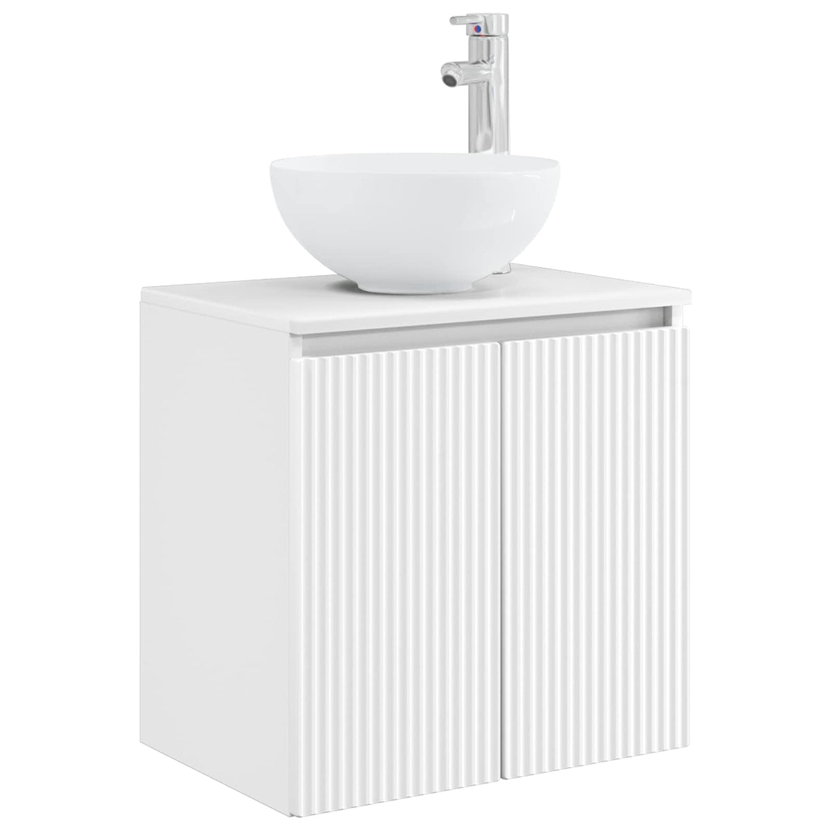 Set di mobili per il bagno 6 pz Bianco | homemem39