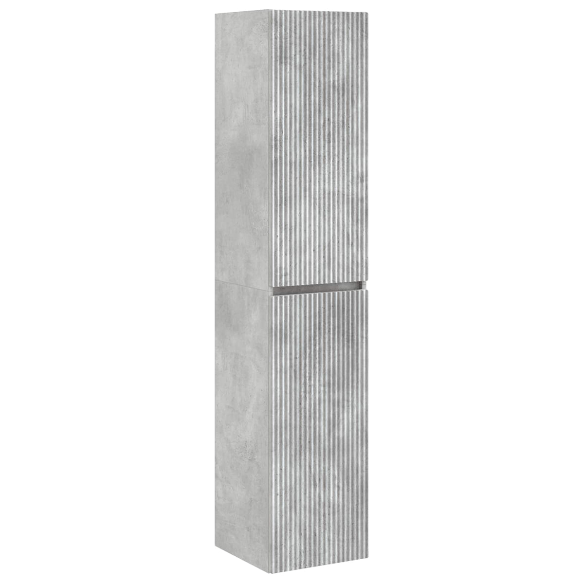 Set di mobili per il bagno 6 pz Grigio Cemento | homemem39