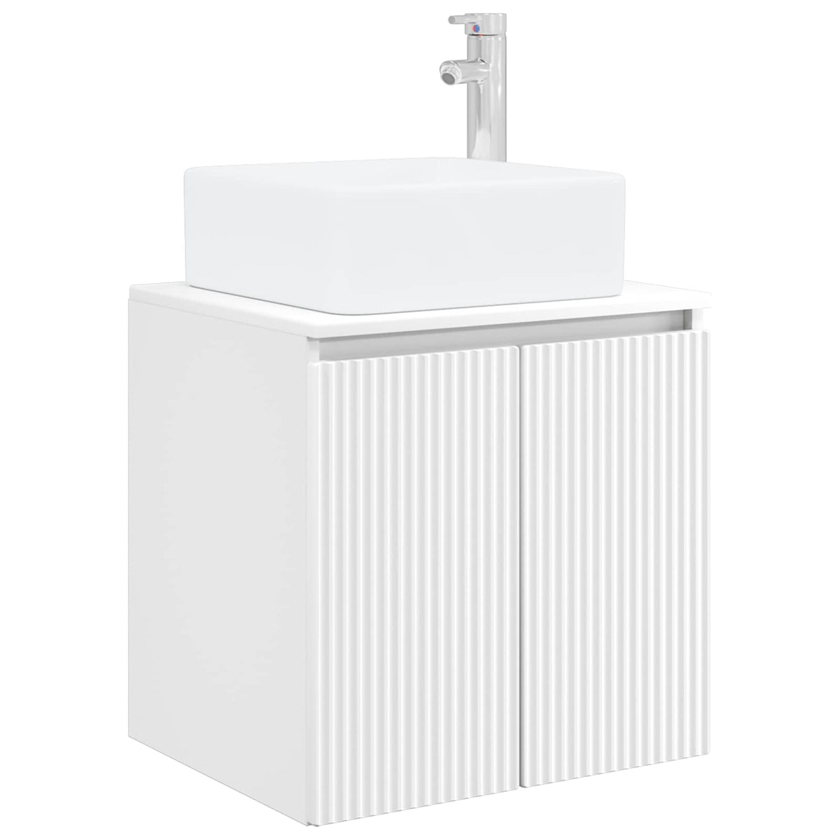 Set di mobili per il bagno 6 pz Bianco | homemem39