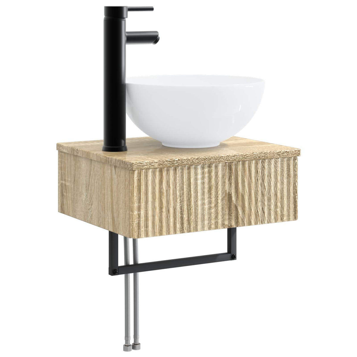 Set di mobili per il bagno 5 pz Rovere Sonoma | homemem39
