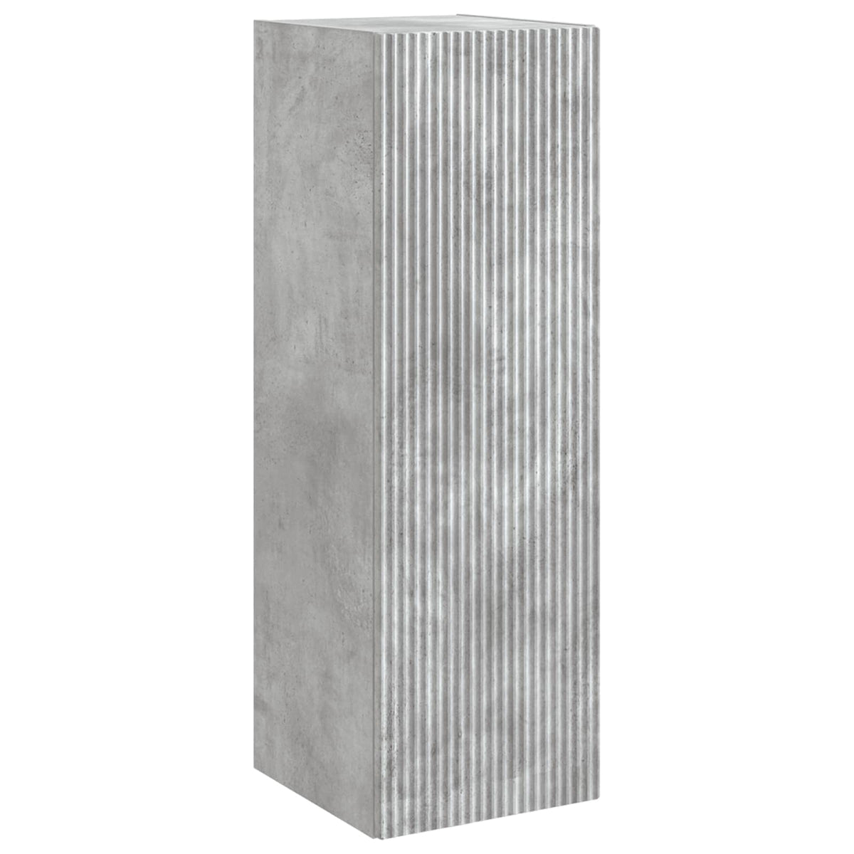 Set di mobili per il bagno 5 pz Grigio Cemento