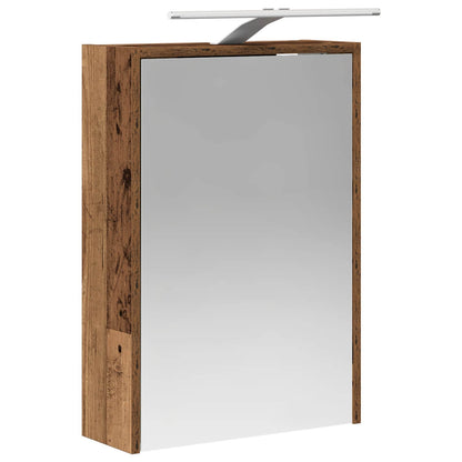 Set di mobili per il bagno 5 pz Legno antico | homemem39