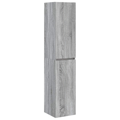 Set di Armadi da Bagno 5 pz Sonoma grigio Legno ingegnerizzato | homemem39