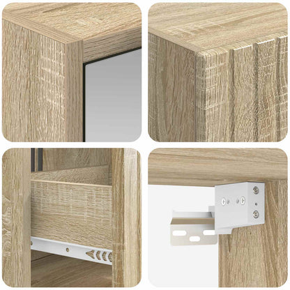 Set di Armadi da Bagno 5 pz Rovere Sonoma Legno ingegnerizzato | homemem39
