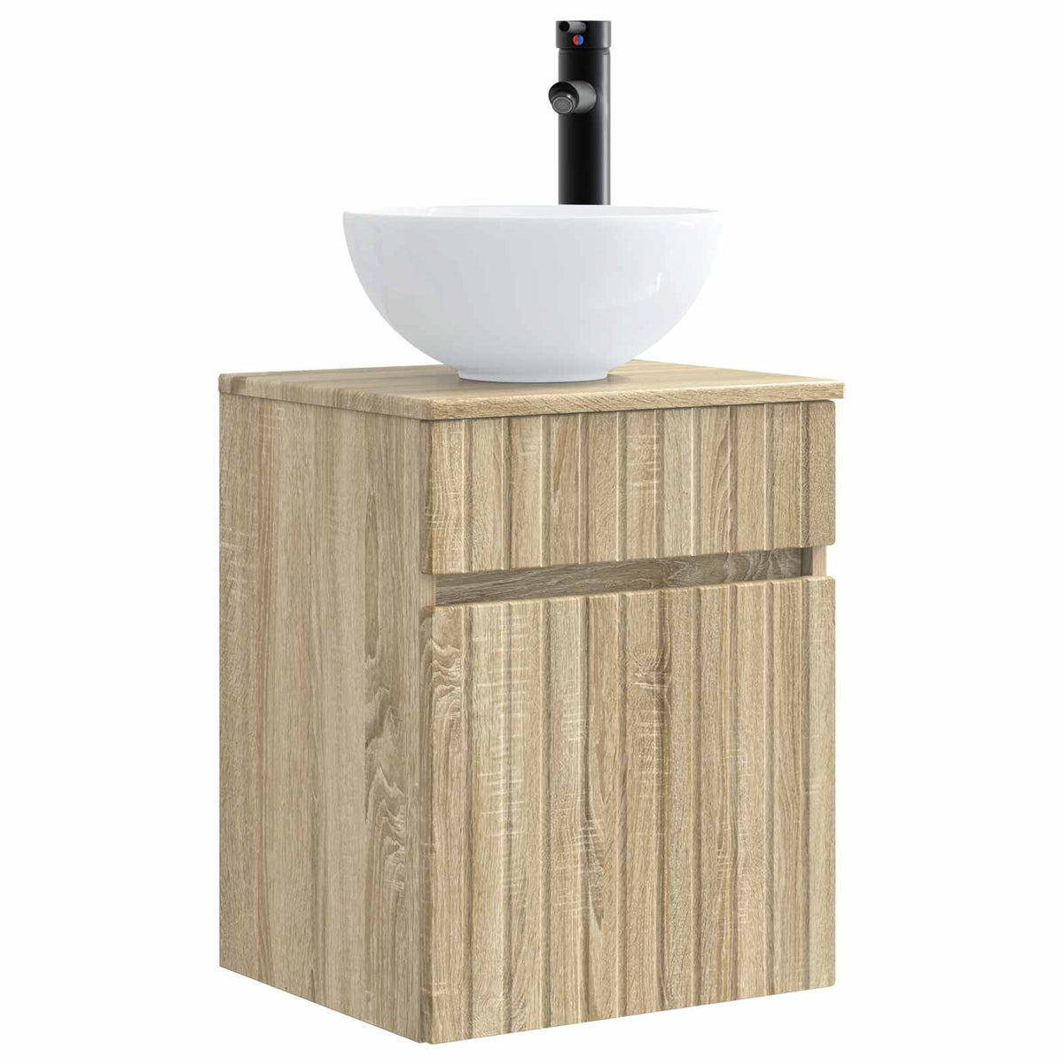 Set di Armadi da Bagno 5 pz Rovere Sonoma Legno ingegnerizzato | homemem39