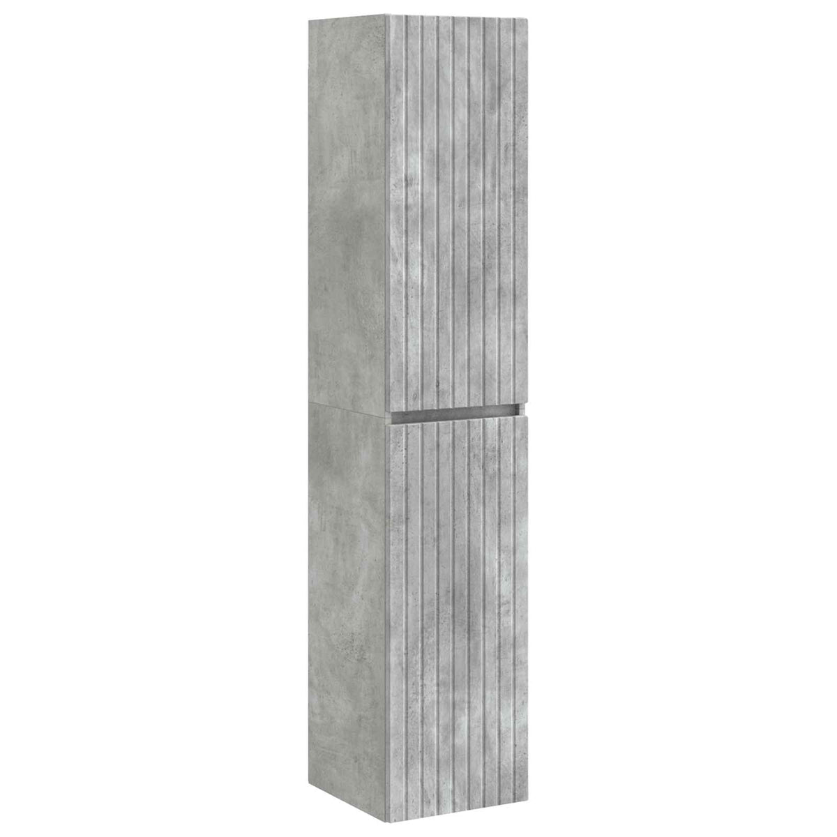 Set di Armadi da Bagno 5 pz Grigio Cemento Legno ingegnerizzato | homemem39
