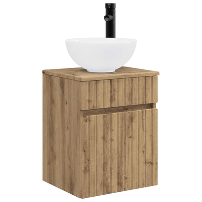 Set di Armadi da Bagno 5 pz Rovere Artigianale | homemem39