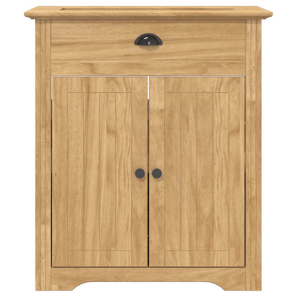 Mobile da Bagno con porta BODO Marrone miele 70 x 35 x 80 cm