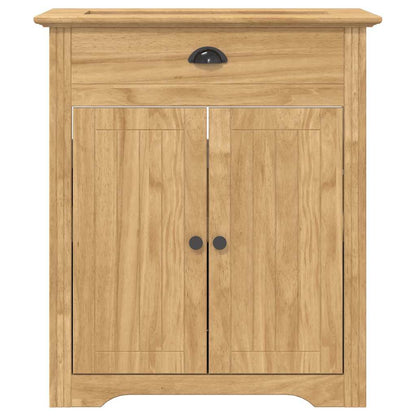 Mobile da Bagno con porta BODO Marrone miele 70 x 35 x 80 cm