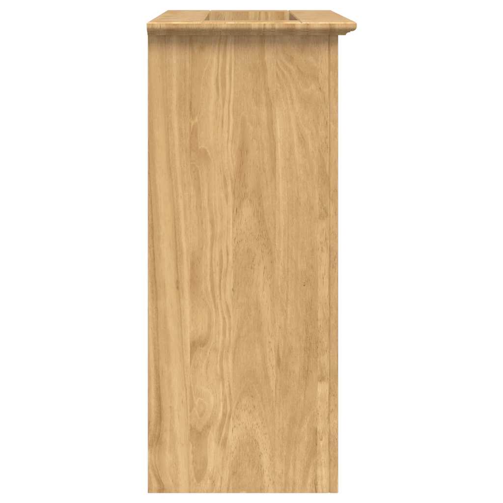 Mobile da Bagno con porta BODO Marrone miele 70 x 35 x 80 cm