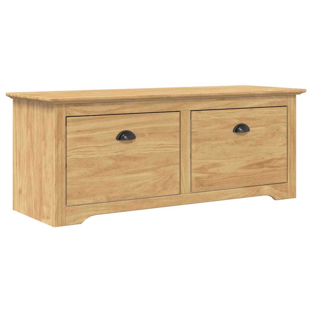 Panchina per corridoio BODO Marrone miele 118 x 40 x 50 cm | homemem39