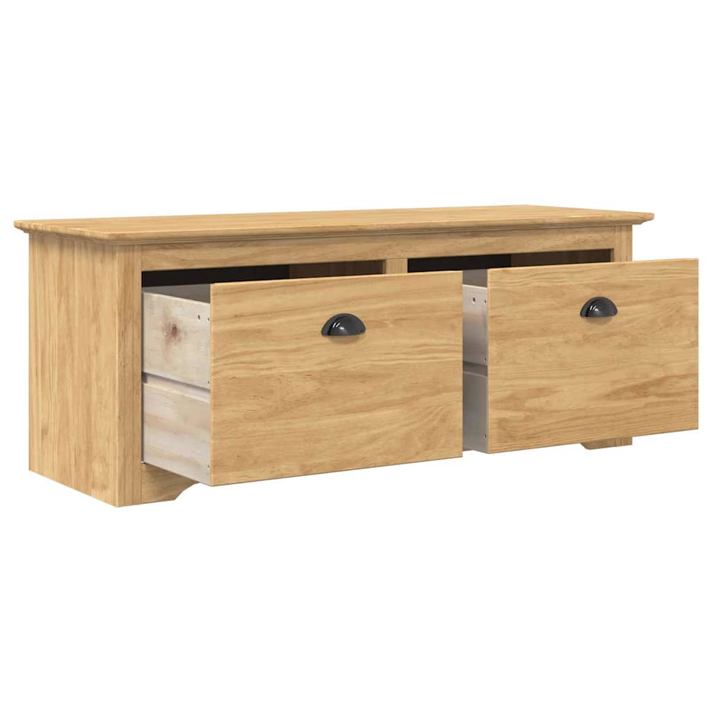 Panchina per corridoio BODO Marrone miele 118 x 40 x 50 cm | homemem39