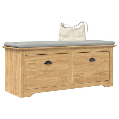 Panchina per corridoio BODO Marrone miele 118 x 40 x 50 cm | homemem39