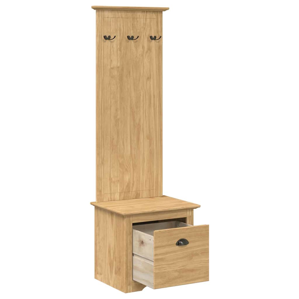 Armadio per corridoio BODO Marrone miele 50 x 40 x 156,7 cm | homemem39