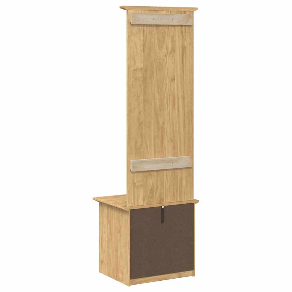 Armadio per corridoio BODO Marrone miele 50 x 40 x 156,7 cm | homemem39