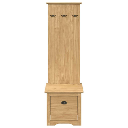 Armadio per corridoio BODO Marrone miele 50 x 40 x 156,7 cm | homemem39