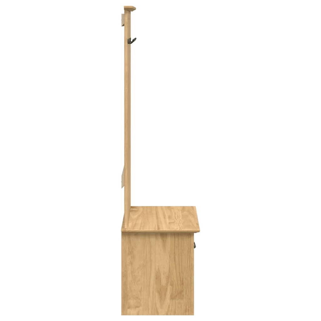 Armadio per corridoio BODO Marrone miele 50 x 40 x 156,7 cm | homemem39