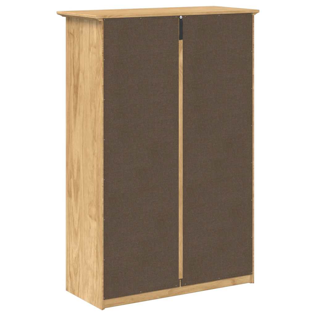 Scarpiera BODO Marrone miele 80 x 35 x 118 cm Legno multistrato | homemem39