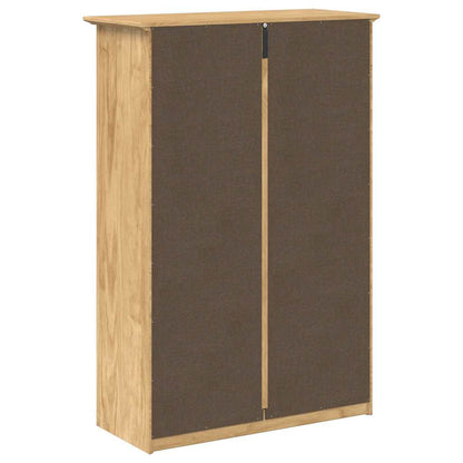 Scarpiera BODO Marrone miele 80 x 35 x 118 cm Legno multistrato | homemem39