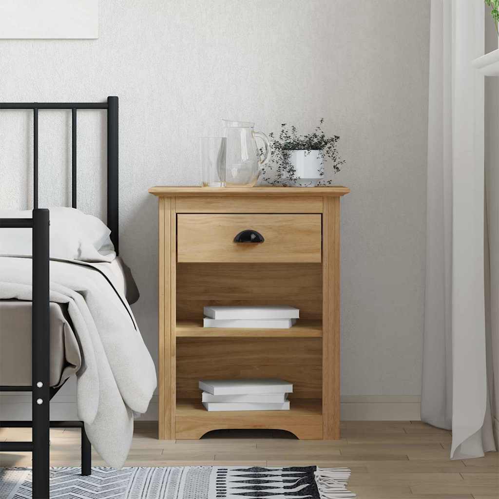 Armadio da Notte BODO Marrone miele 53 x 38,5 x 67 cm
