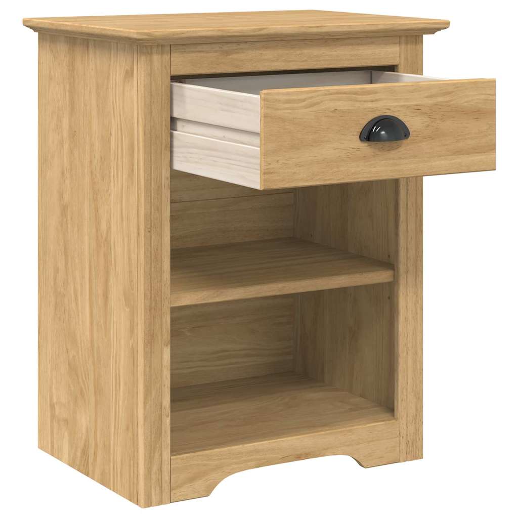 Armadio da Notte BODO Marrone miele 53 x 38,5 x 67 cm | homemem39