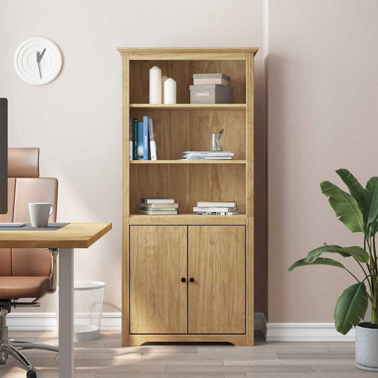 Libreria BODO Marrone miele 82 x 40 x 173 cm Legno multistrato | homemem39