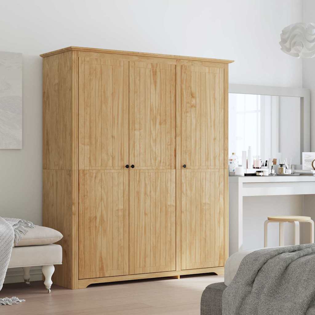 Guardaroba con porta BODO Marrone miele 146 x 53,5 x 173 cm | homemem39