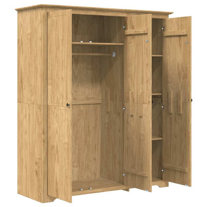 Guardaroba con porta BODO Marrone miele 146 x 53,5 x 173 cm | homemem39