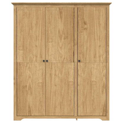 Guardaroba con porta BODO Marrone miele 146 x 53,5 x 173 cm | homemem39