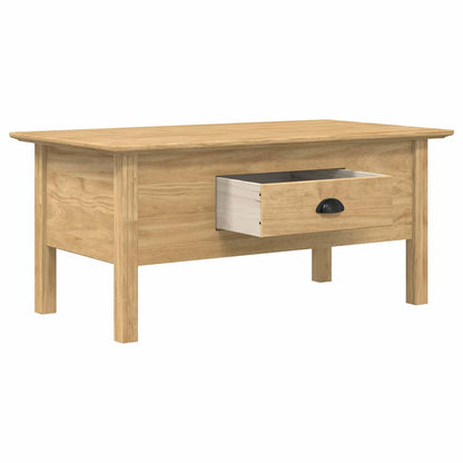 Tavolino da salotto BODO Marrone miele 100 x 55 x 45,8 cm | homemem39