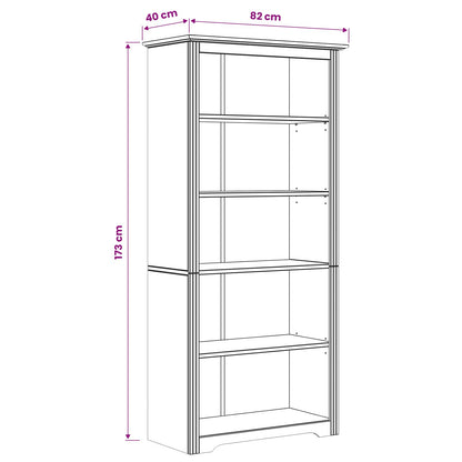 Libreria BODO 5 livelli 82 x 40 x 173 cm Legno ingegnerizzato