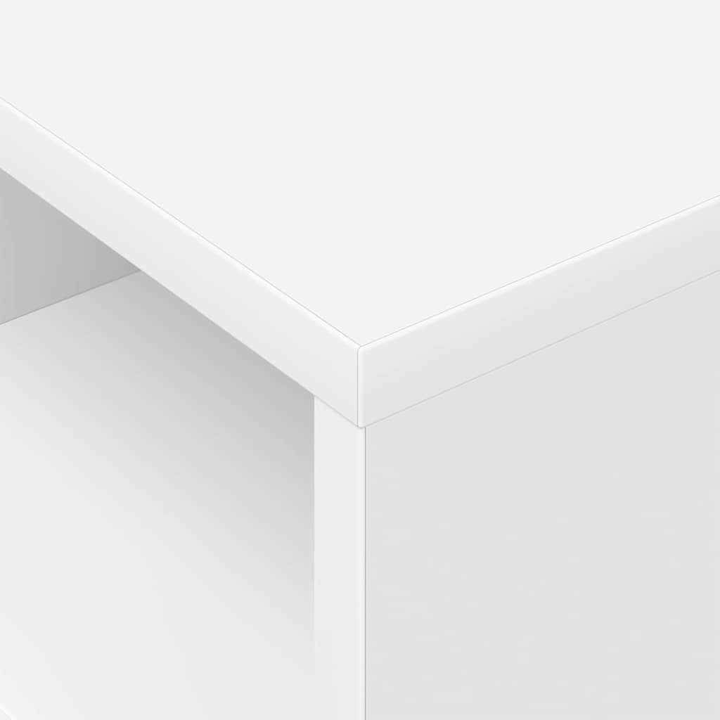 Tavolino 2 pcs Bianco 30,5 x 30 x 45 cm Legno multistrato | homemem39