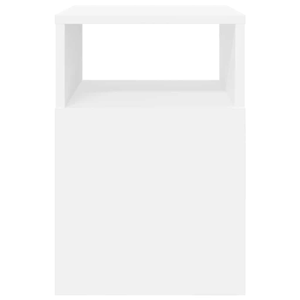 Tavolino 2 pcs Bianco 30,5 x 30 x 45 cm Legno multistrato | homemem39