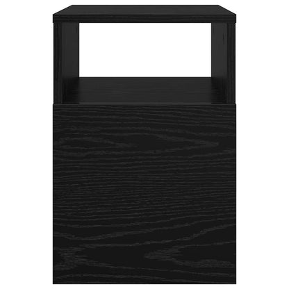 Tavolino 2 pcs Rovere Nero 30,5 x 30 x 45 cm Legno multistrato | homemem39